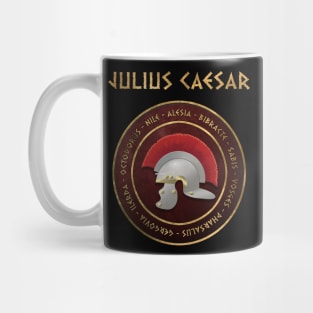 Julius Caesar Famous Battles of Ancient Roman History Mug